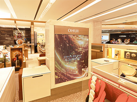 명동 신세계백화점 오휘 LED