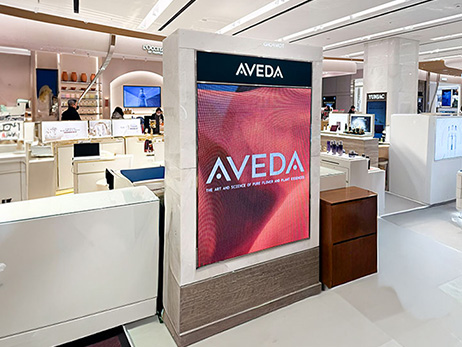 명동 신세계백화점 아베다 LED